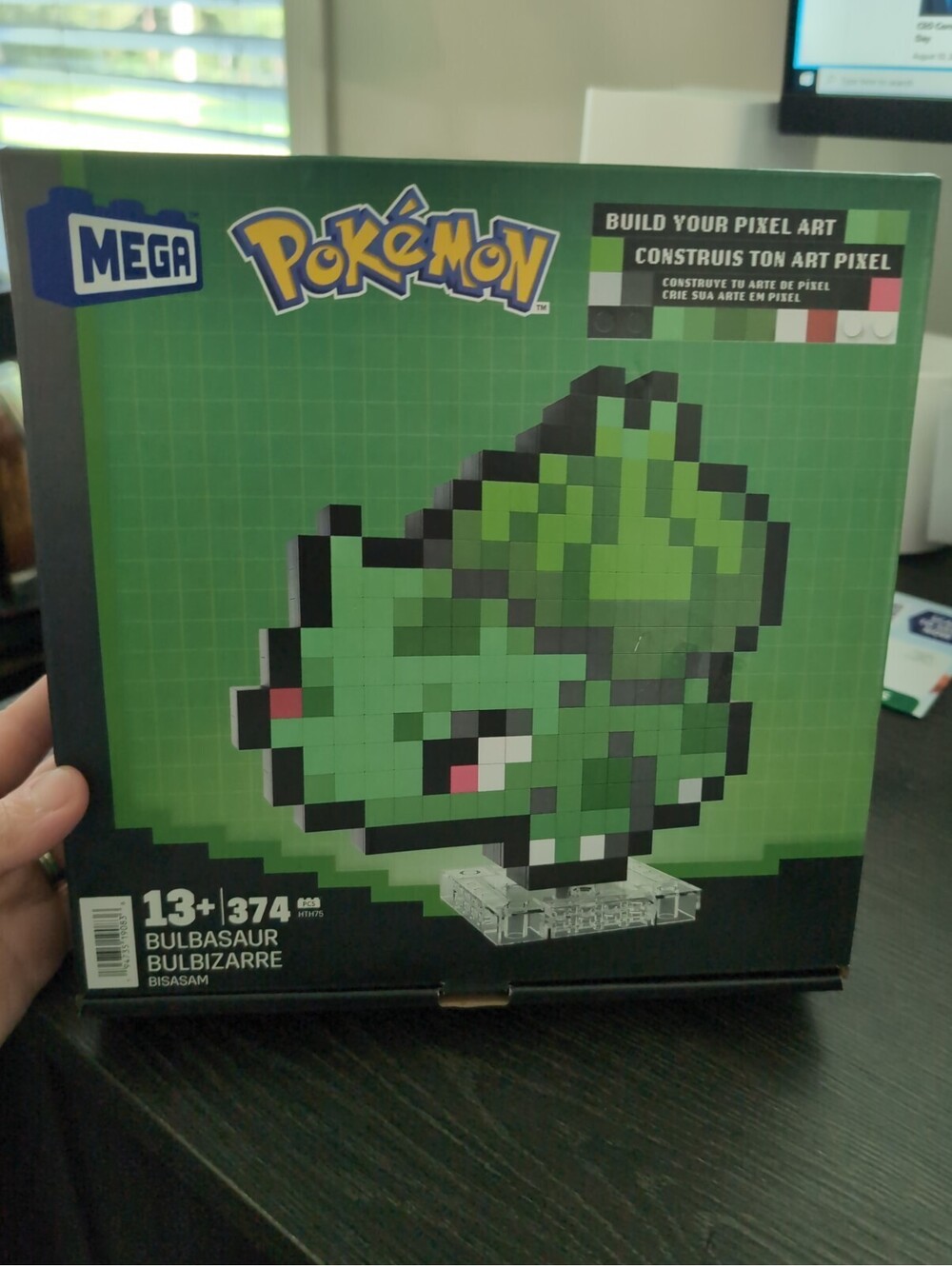 MEGA Pokemon Bulbasaur Pixel Art Building Toy Set Kids Age 13+ Pokémon